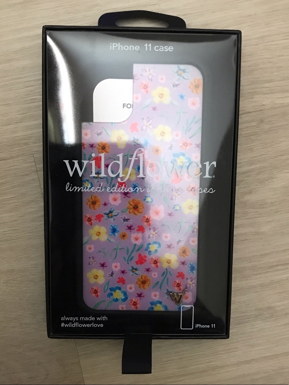 Wildflowers iPhone 11 Floral Case - Lavender Pink with Multicolor Flowers